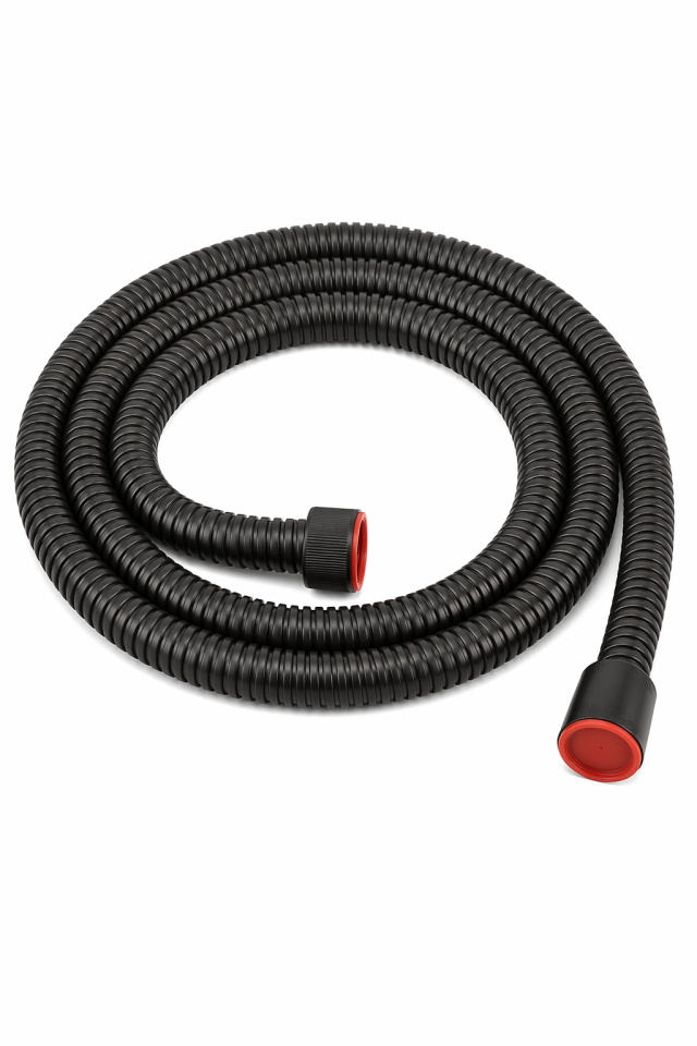 Alvira Siyah Duş Spirali - 150 cm.